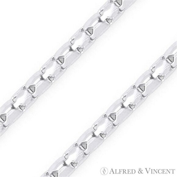 1.5mm Coreana Link Italian Chain Necklace in .925 Sterling Silver - 20" - Picture 2 of 2